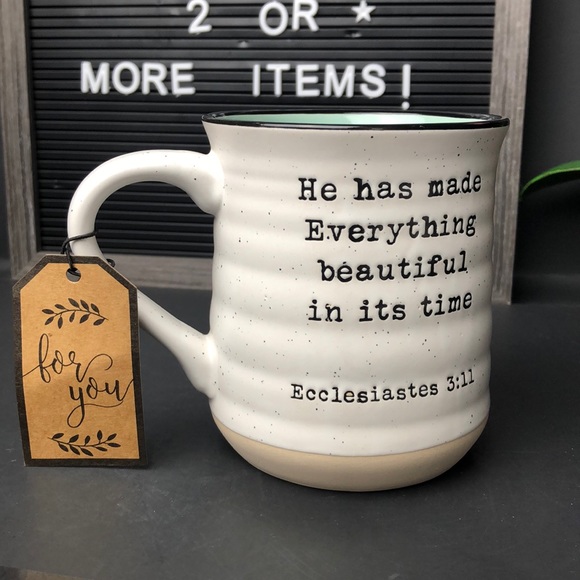 New He has made everything beautiful mug - Picture 5 of 6